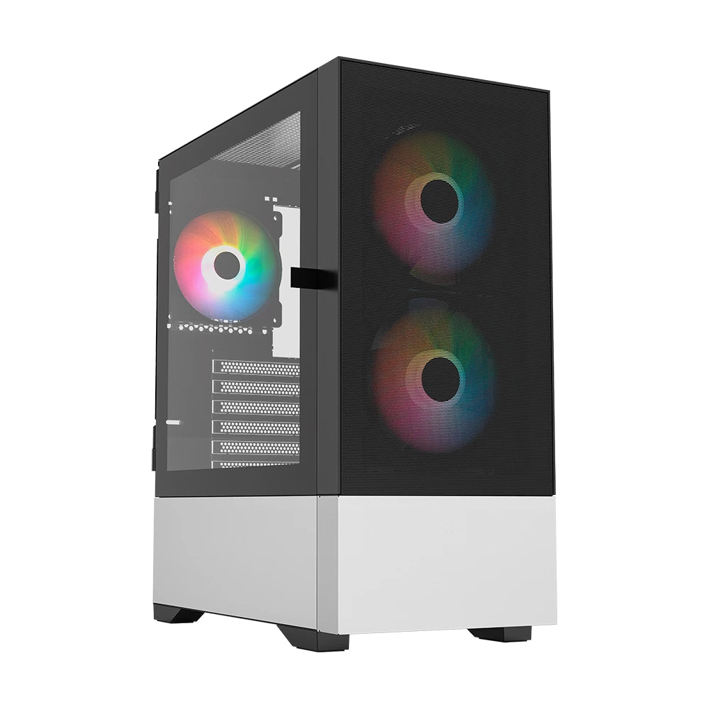 Balam Rush Nitrox Aircool 5500 ABW Midi Tower Negro, Blanco