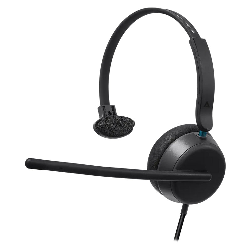 Auricular Monoaural Acteck Alambrico con Micrófono Active Pro HC545 Negro