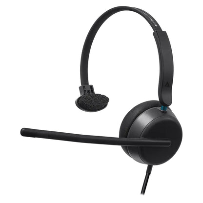 Auricular Monoaural Acteck Alambrico con Micrófono Active Pro HC545 Negro