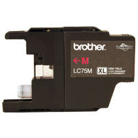 Tinta Brother LC75M Rendimiento 600 Páginas MFCJ6710 Color Magenta