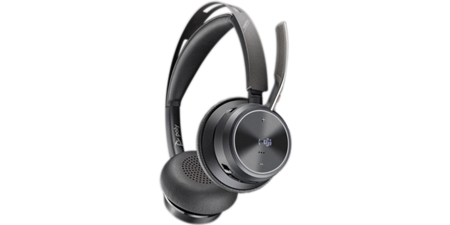 HP Poly Voyager Focus 2 Inalámbrico Diadema Oficina/Centro de llamadas USB Tipo C Bluetooth Negro