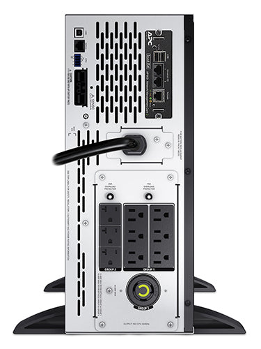 Fuente de Respaldo APC Smart UPS X 3000VA Convertible Torre/Rack Pantalla LCD 100 127V Incluye Tarjeta De Red
