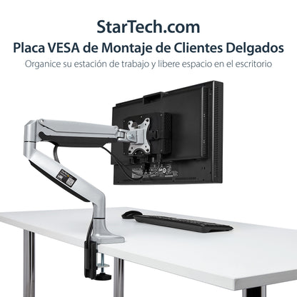 StarTech.com ACCSMNT soporte para CPU Soporte para CPU montado en soporte de monitor Negro