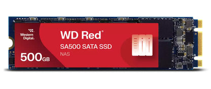 Unidad de Estado Sólido Western Digital Interno Red SA500 500GB M.2 2280 SATA lll Lect 560/530 MBs 3D