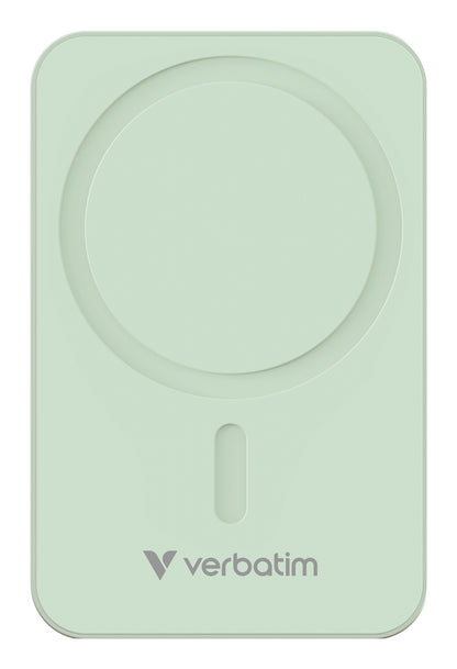 Cargador Magnético Verbatim Esencial Charge con 20 000mah Color Verde