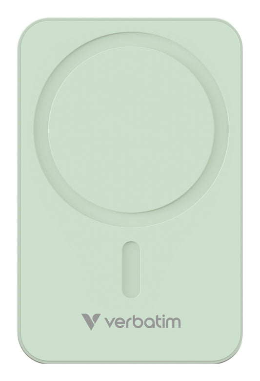 Cargador Magnético Verbatim Esencial Charge con 20 000mah Color Verde