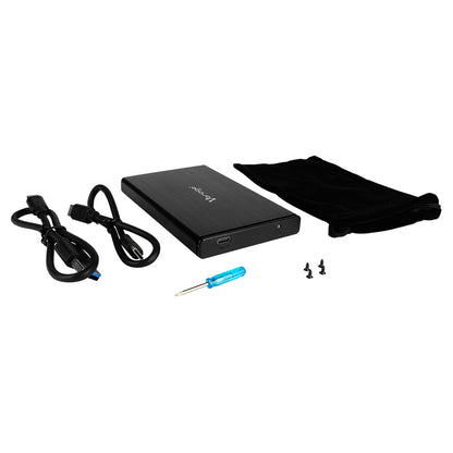 ENCLOSURE VORAGO HDD-202 DD 2.5 SATA USB TIPO C 3.1 NEGRO