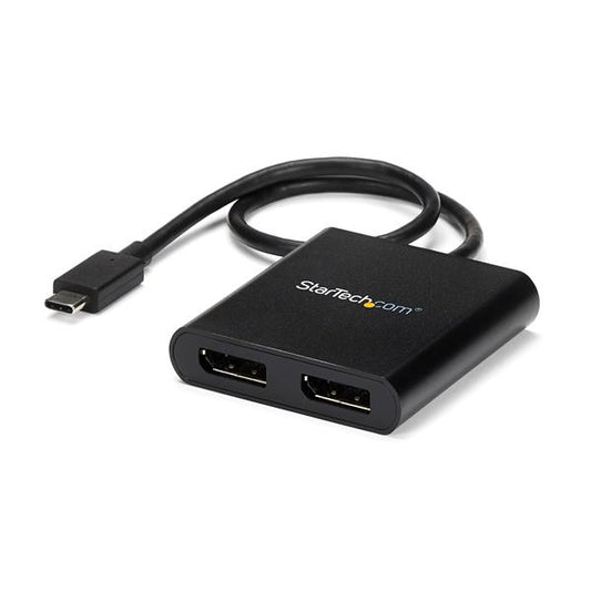 StarTech.com MSTCDP122DP adaptador gráfico USB 3840 x 2160 Pixeles Negro
