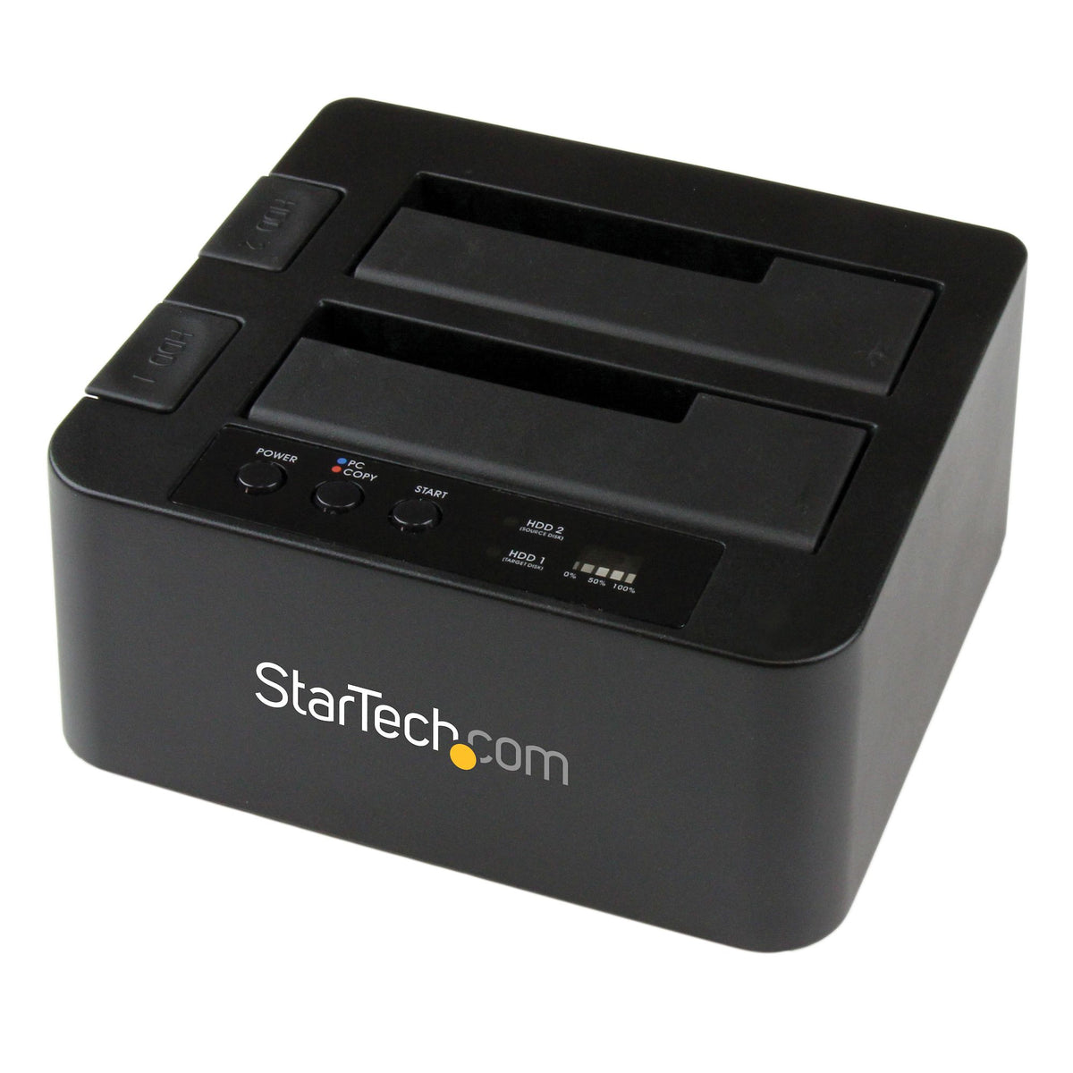StarTech.com SDOCK2U33RE duplicador de datos o soporte Duplicador de HDD/SSD Negro 1 copias