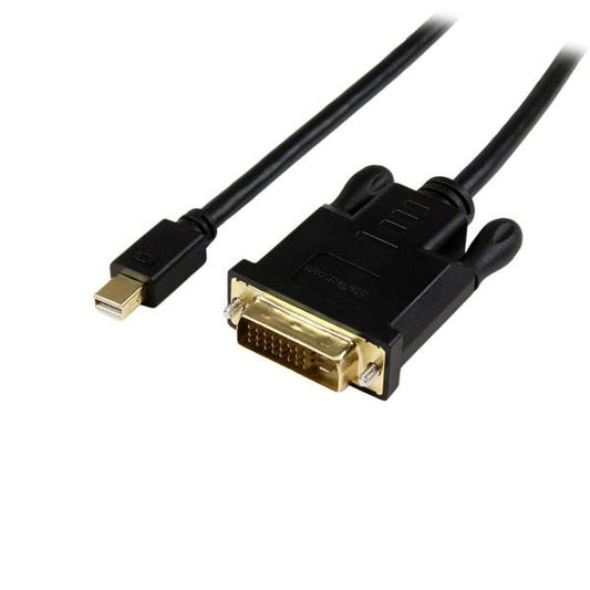StarTech.com MDP2DVIMM6BS adaptador de cable de vídeo 1.9 m DVI-D