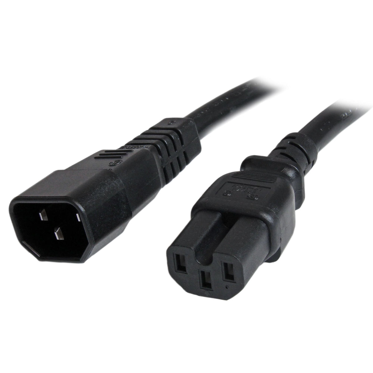 StarTech.com PXTC14C156 cable de alimentación Negro Acoplador C14 Acoplador C15