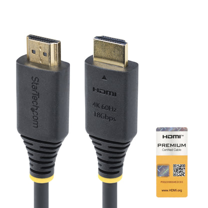 StarTech.com HDMI2-CABLE-4K60-2M cable HDMI HDMI Tipo A (Estándar) Negro