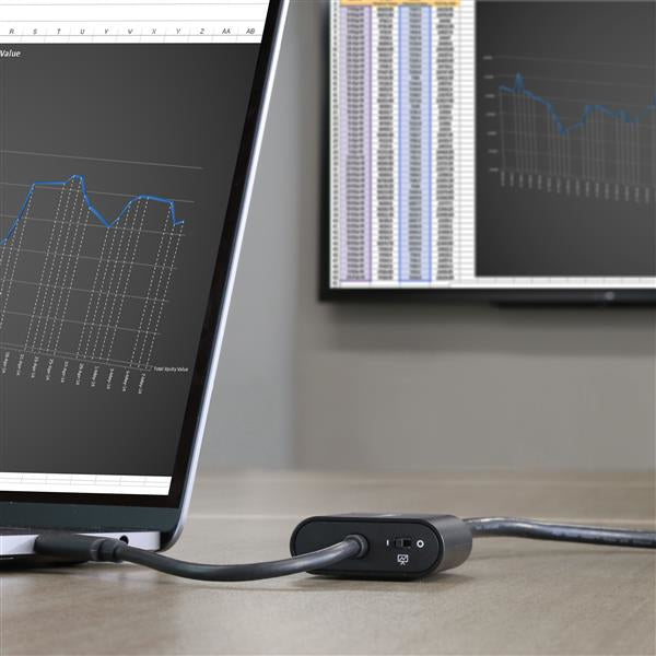 StarTech.com CDP2VGASA adaptador gráfico USB 2048 x 1280 Pixeles Negro