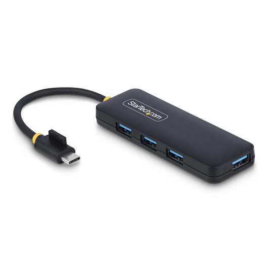 StarTech.com H5C4A-USB-HUB nodo concentrador USB 3.2 Gen 1 (3.1 Gen 1) Type-C 5000 Mbit/s Negro