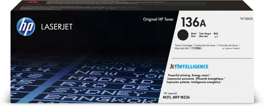 Tóner HP LaserJet 136A Color Negro