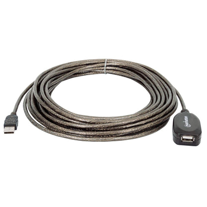 Cable Manhattan USB 2.0 Alta Velocidad Extensión Activa 10m Color Negro