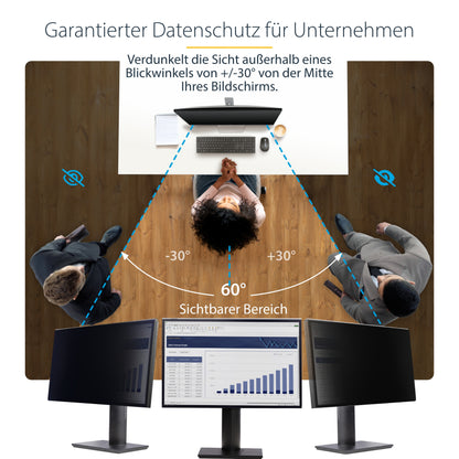StarTech.com 2469A-PRIVACY-SCREEN filtro para monitor 61 cm (24") Filtro de privacidad para pantallas sin marco