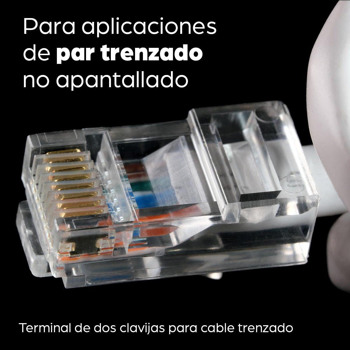 Intellinet 790055 conector RJ-45 Transparente