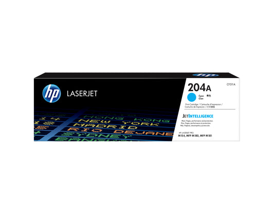 Toner HP LaserJet 204A Cian