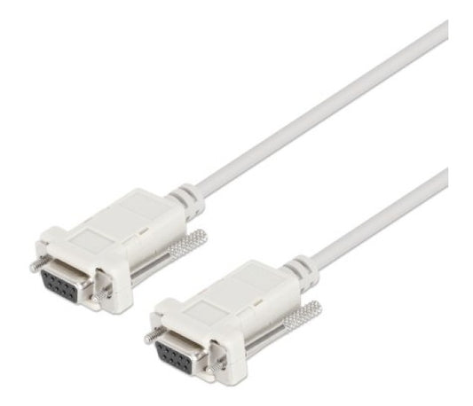 Cable Manhattan Null Modem Crossover DB9H-DB9H 2M