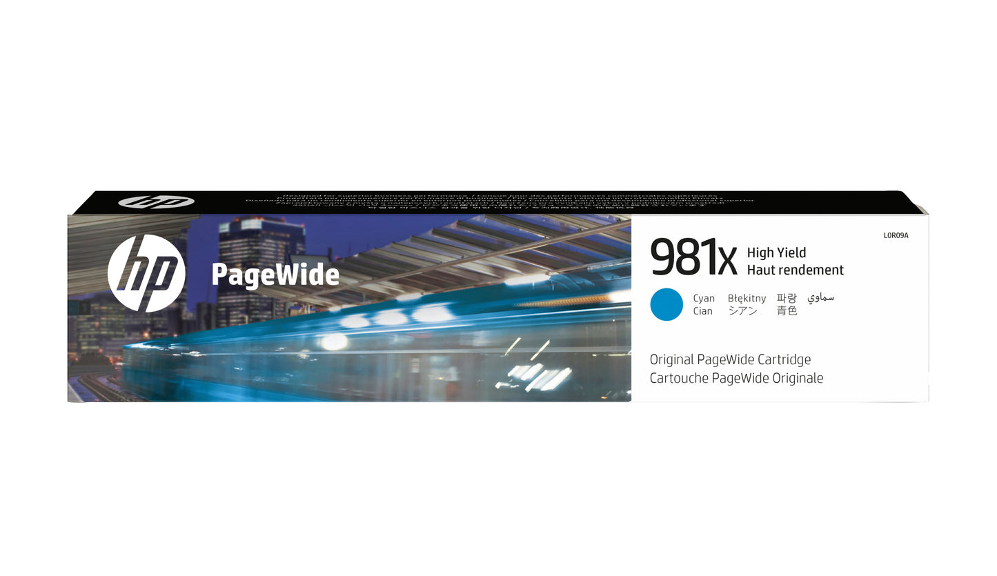 Tinta HP 981X Pagewide Cyan