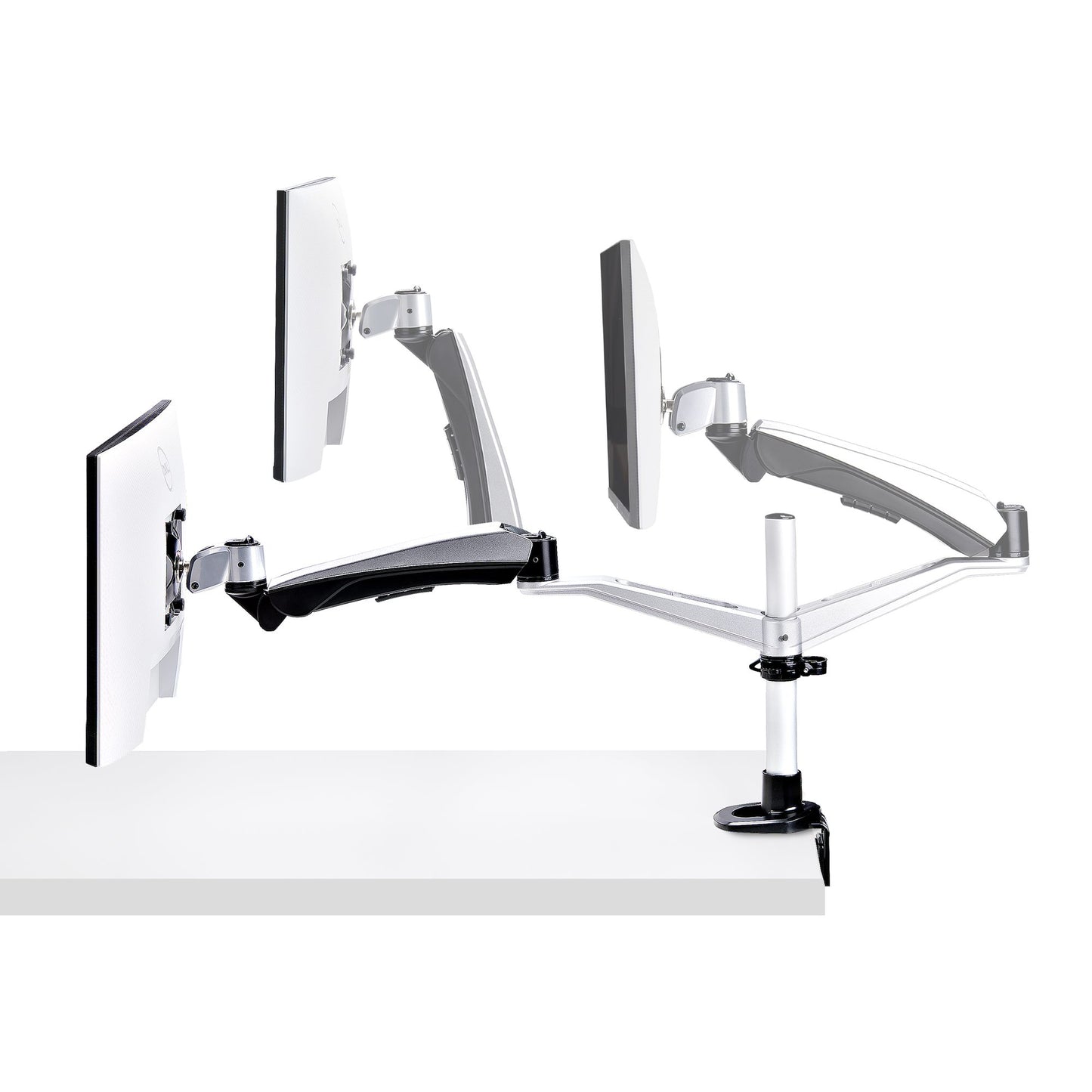 StarTech.com 1MP1ACG-MONITOR-ARM soporte para pantalla plana 76.2 cm (30") Negro, Plata
