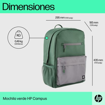Mochila HP Campus Green 15.6