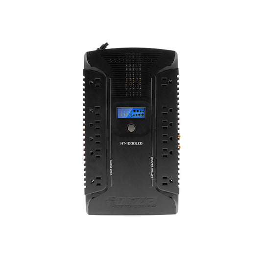 UPS Forza HT-1000LCD Interactivo 1000VA/600W 12 Salidas Coax USB Sobremesa 120V Negro