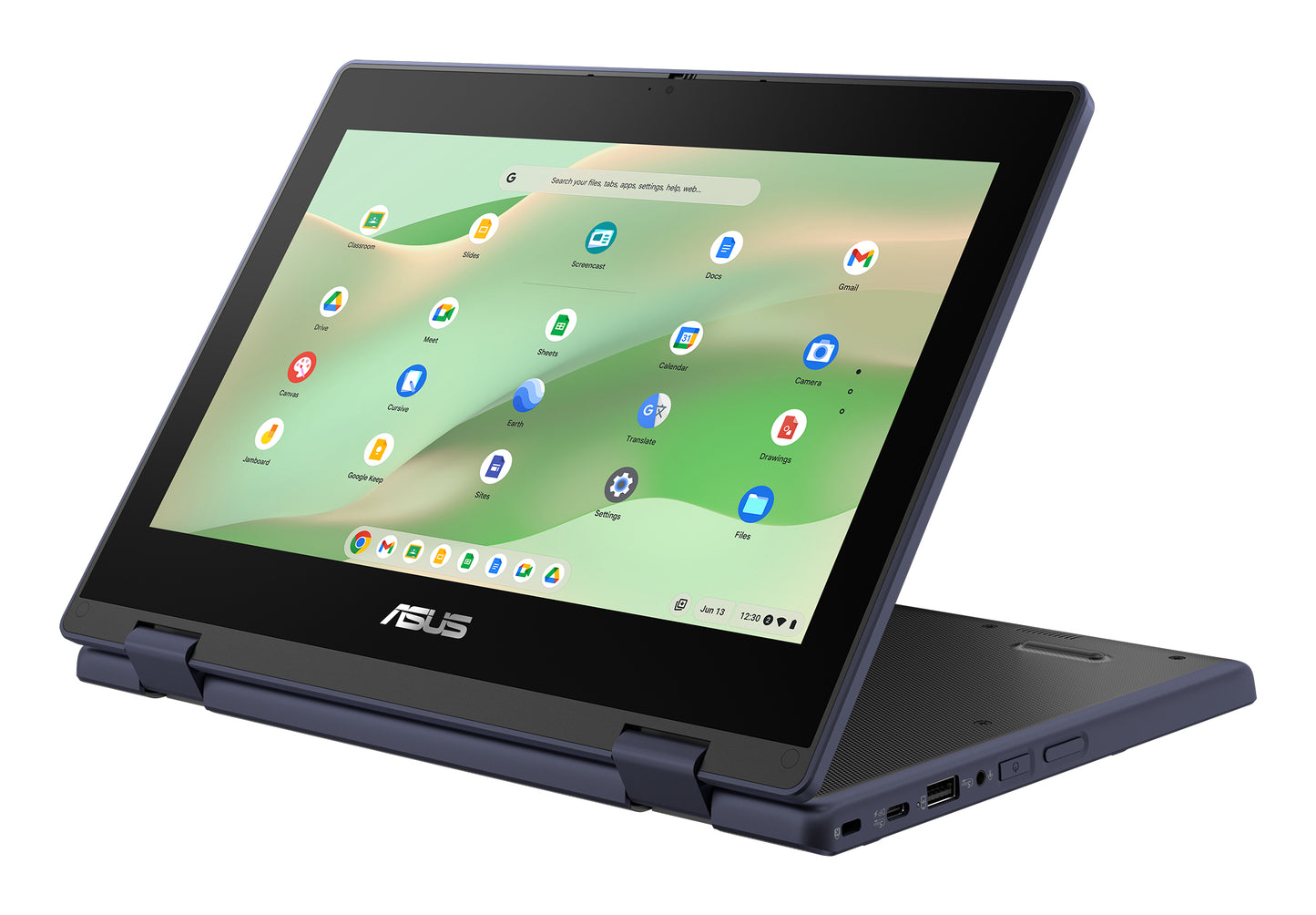 Laptop Asus Chromebook CR1104FTA-C8G64-C1 11.6" HD Táctil Intel N150 8GB 64GB EMMC ChromeOS Gris Incluye Stylus