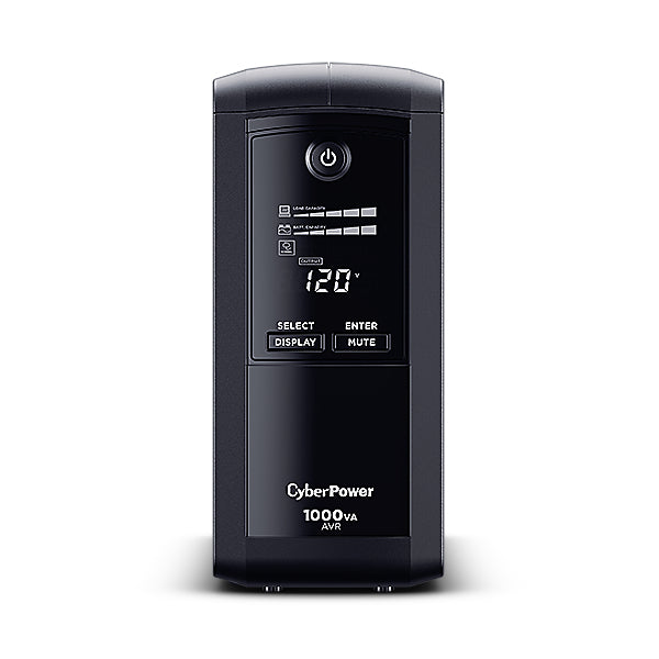 CyberPower LCD CP1000AVRLCDa sistema de alimentación ininterrumpida (UPS) Línea interactiva 1 kVA 600 W 9 salidas AC