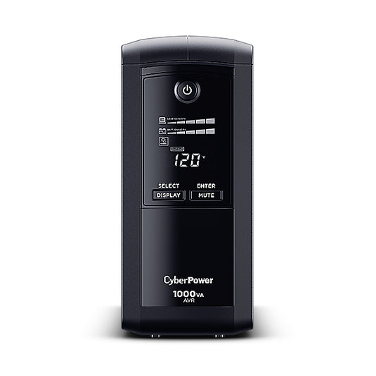 UPS CYBERPOWER 1000VA 600W 9 CONT PANTALLA LCD INTELIGENTE M