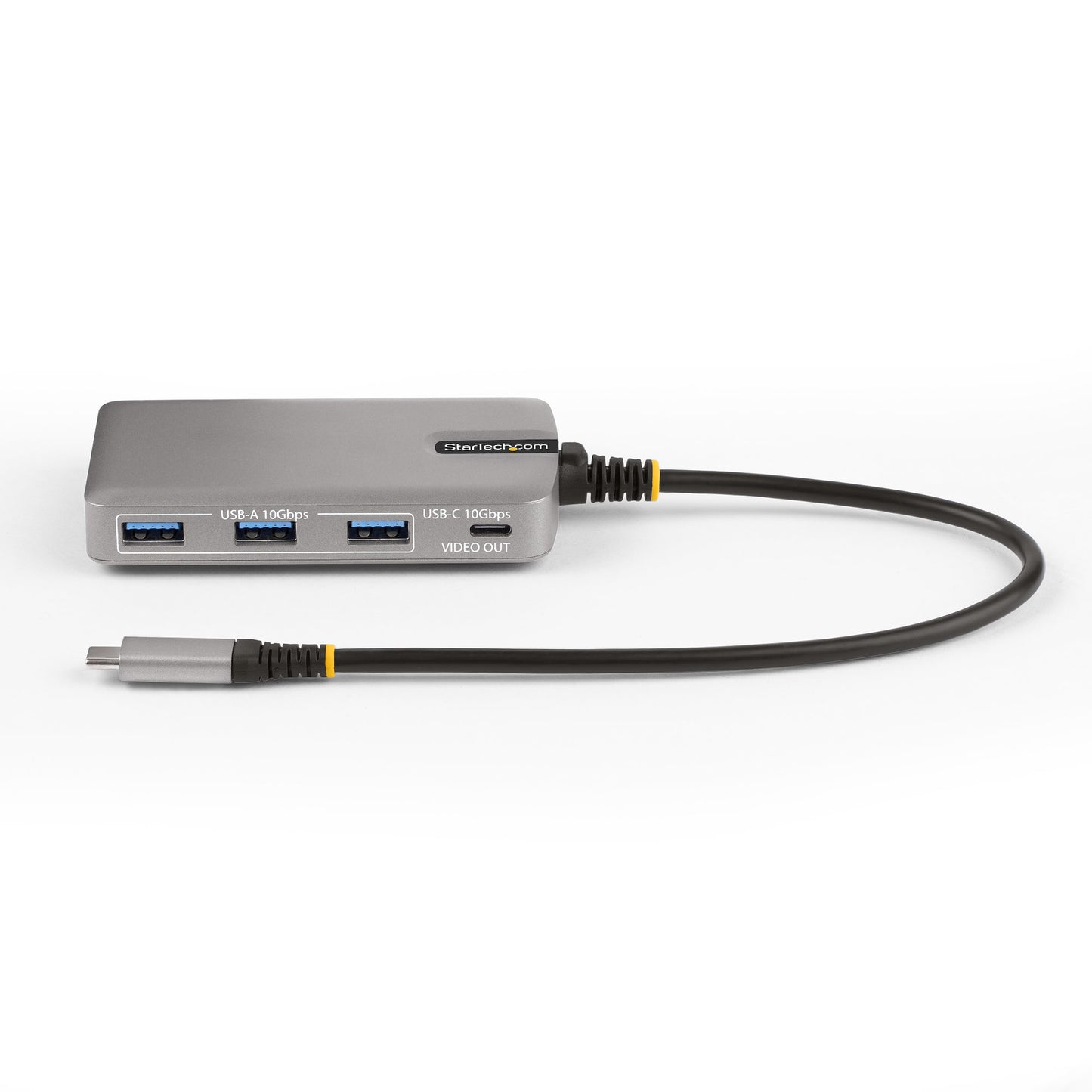 StarTech.com HB31C3A1CDPPD3 nodo concentrador USB 3.2 Gen 2 (3.1 Gen 2) Type-C 10000 Mbit/s Plata