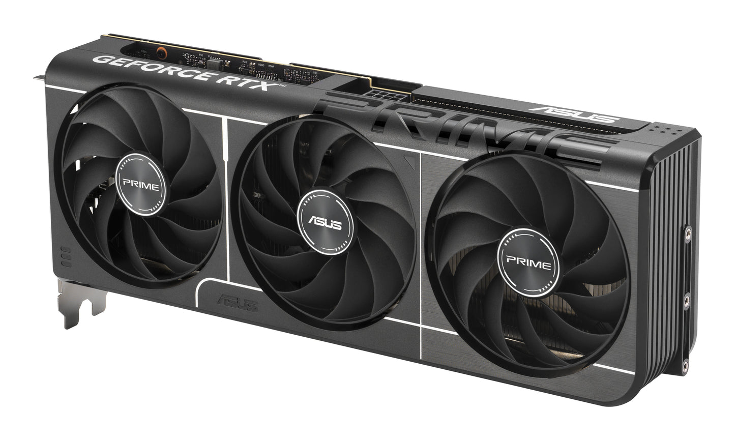 Tarjeta Video Asus Prime GeForce RTX5060TI 8GB Triple Fan GDDR7 PCIe 5.0 128-bit 758 TOPs 1xHDMI 3xDP