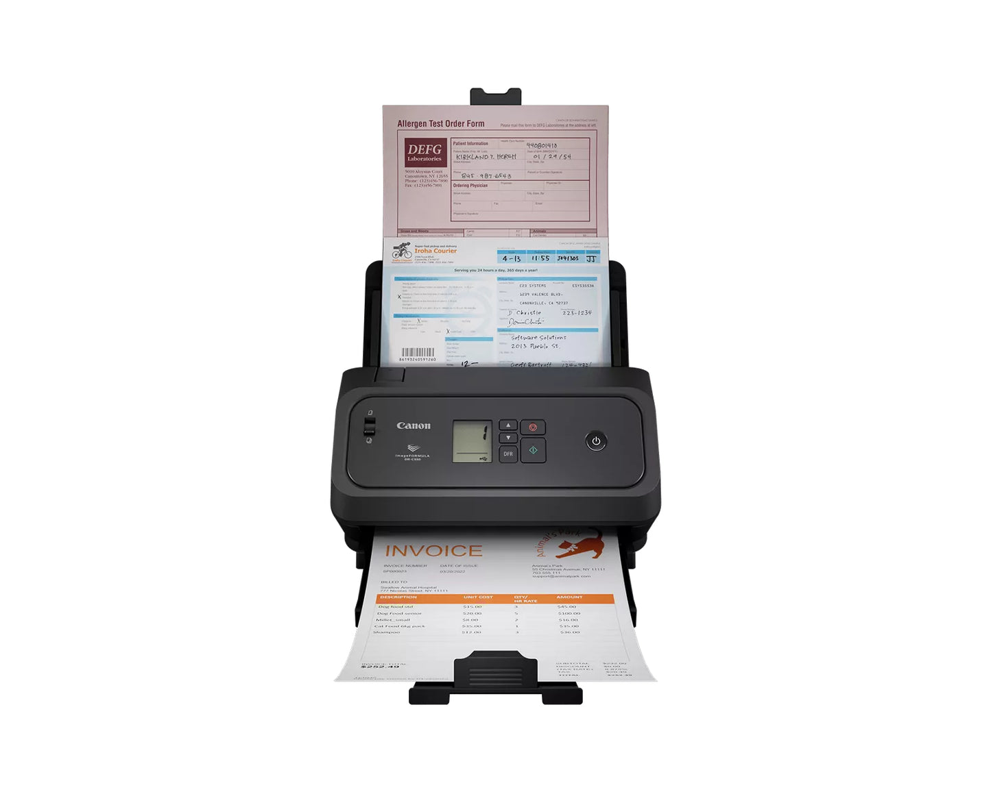 Canon imageFORMULA DR-C350 Escáner con alimentador automático de documentos (ADF) 600 x 600 DPI Negro