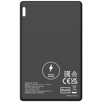 Localizador Verbatim My Finder Bluetooth Tarjeta 1 pza Negro