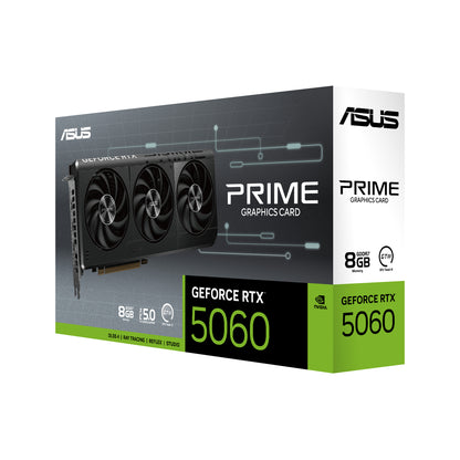Tarjeta de Video Asus Prime-RTX5060-8G 8GB GDDR7 128BIT PCI-E 5.0 HDMI 3xDP 3 Fan