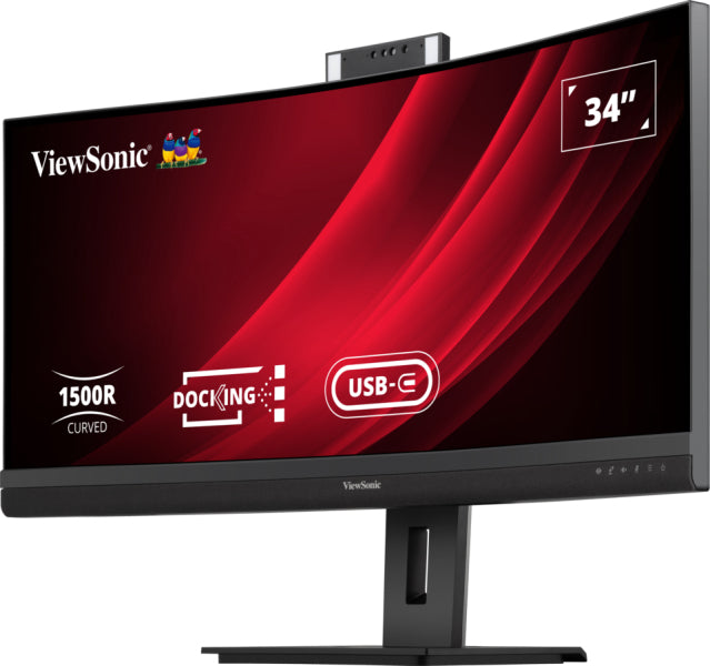 Viewsonic VG3457CV monitor de computadora 86.4 cm (34") 3440 x 1440 Pixeles UltraWide Quad HD LED Negro