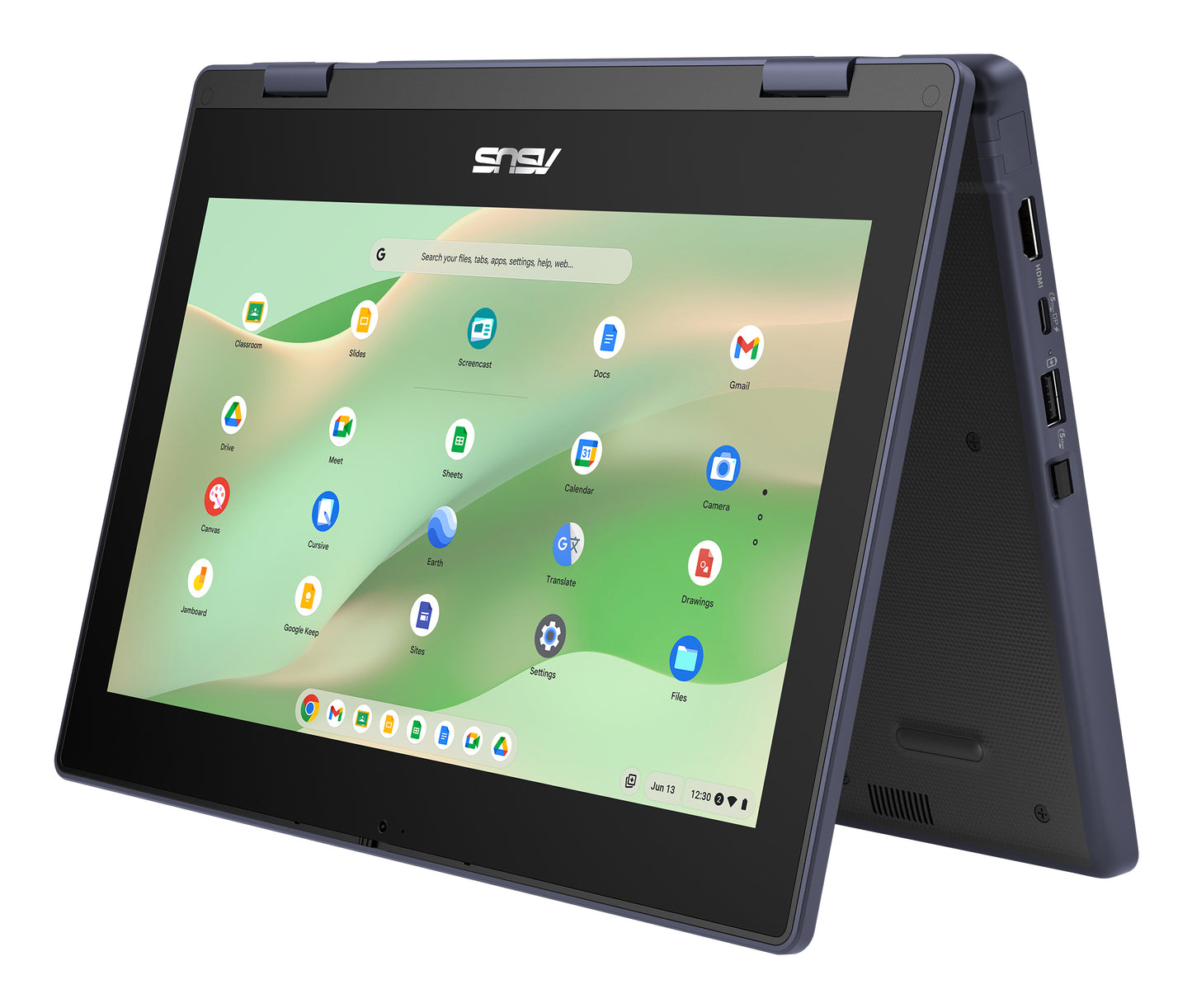 Laptop Asus Chromebook CR1104FTA-C8G64-C1 11.6" HD Táctil Intel N150 8GB 64GB EMMC ChromeOS Gris Incluye Stylus