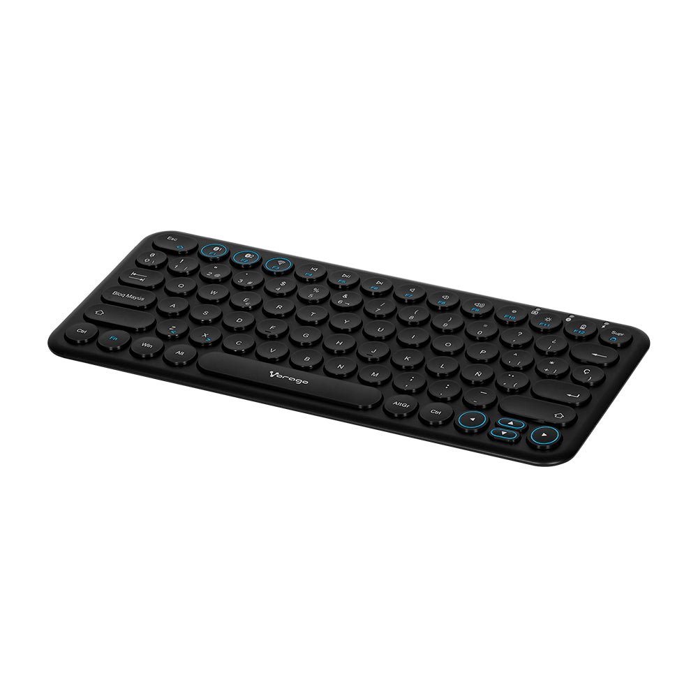 Vorago KBW-400 teclado USB + Bluetooth Negro