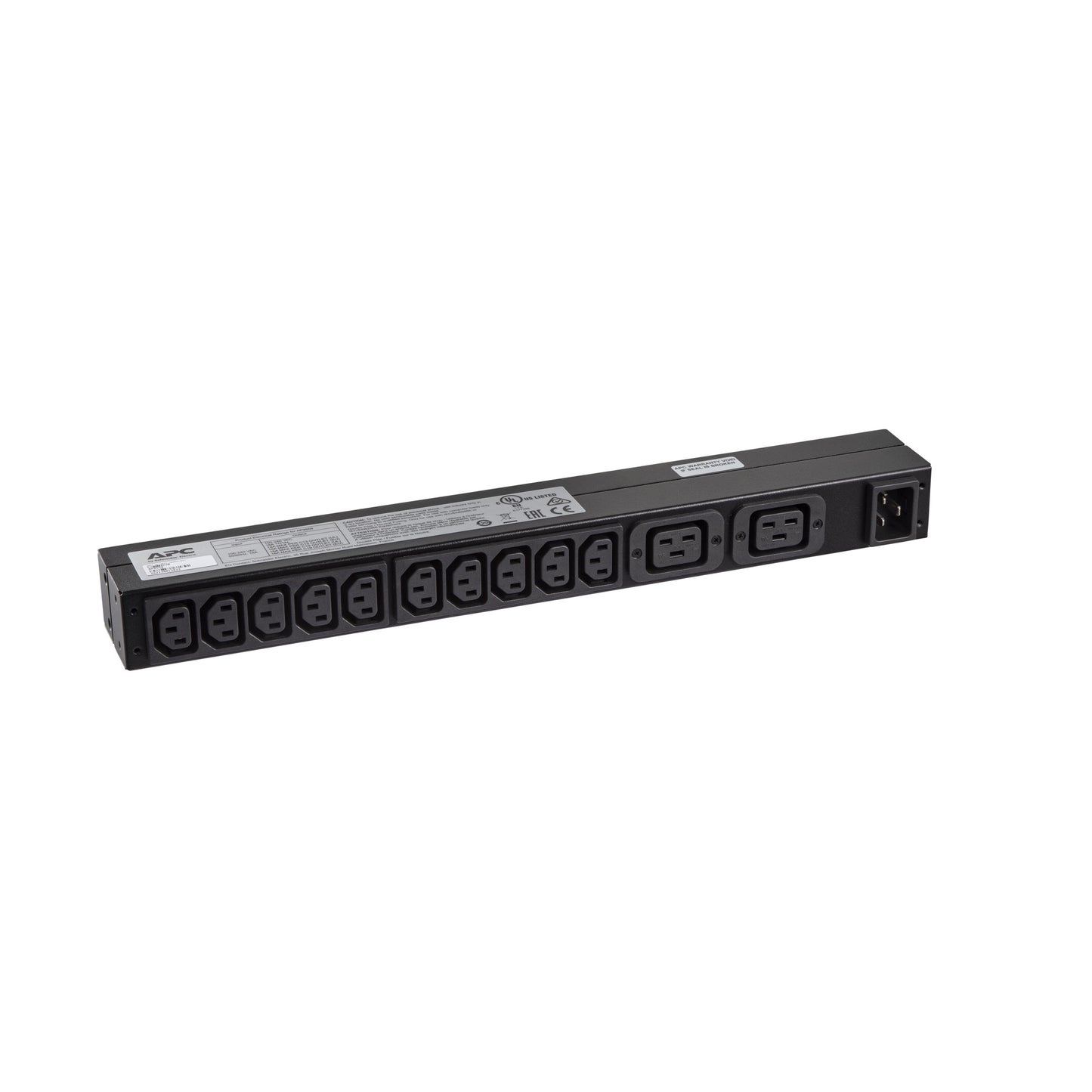 APC RACK PDU BASIC 1 U 16A 230V unidad de distribución de energía (PDUs) 12 salidas AC 0U/1U Negro