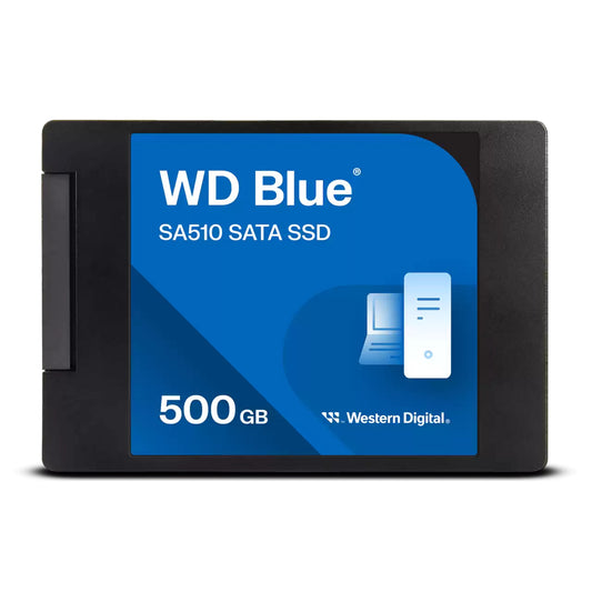 SSD Interno Western Digital Blue SA510 500GB 2.5" 7mm SATA lll Lect 555/440 MBs para PC y Lap