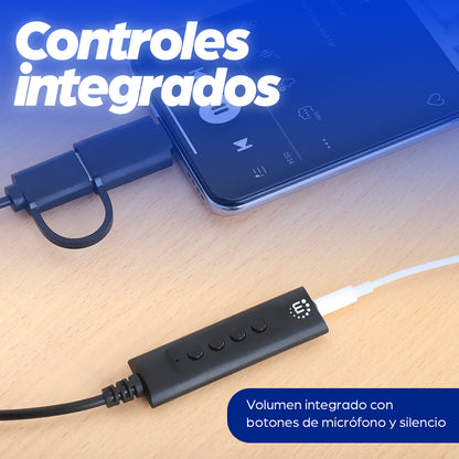 Manhattan 153560 divisor de audio Negro