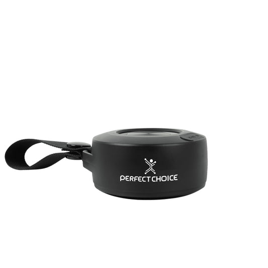 Bocina Perfect Choice Handy Portátil Inalámbrica Batería Recargable Luz RGB Color Negro