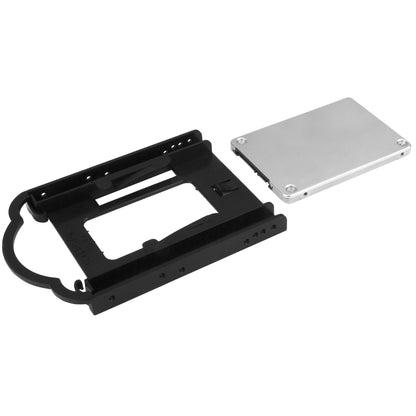 StarTech.com BRACKET125PT panel para bahía de discos 8.89 cm (3.5") Panel de transportación Negro