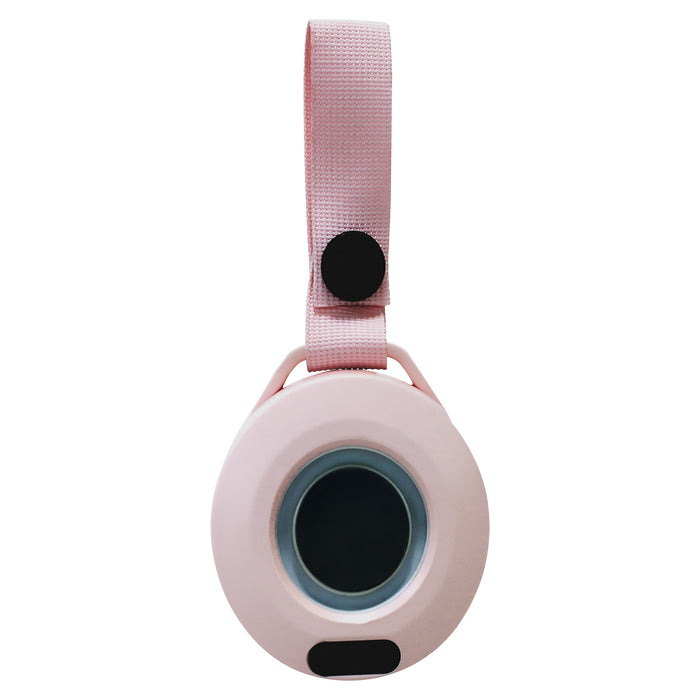 Bocina Perfect Choice Handy Portátil Inalámbrica Batería Recargable Luz RGB Color Rosa