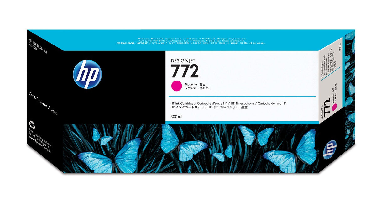 Tinta HP LF 772 Magenta DesignJet Z5200 300Ml