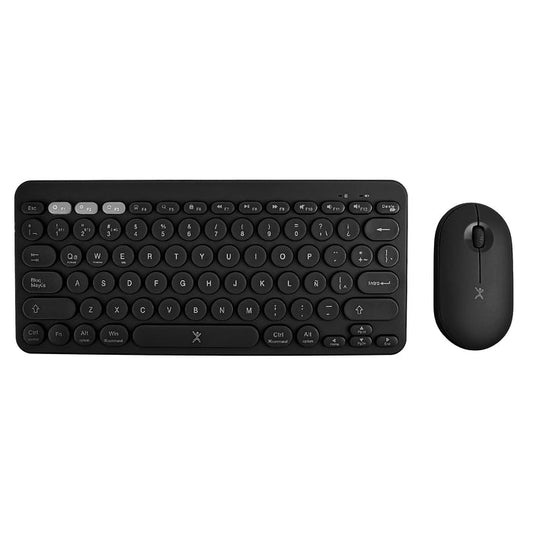 Perfect Choice PC-201397 teclado Ratón incluido Universal RF inalámbrico + bluetooth Negro