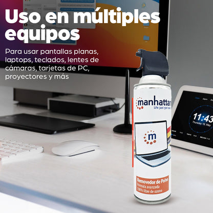 Manhattan 425568 limpiador de aire comprimido