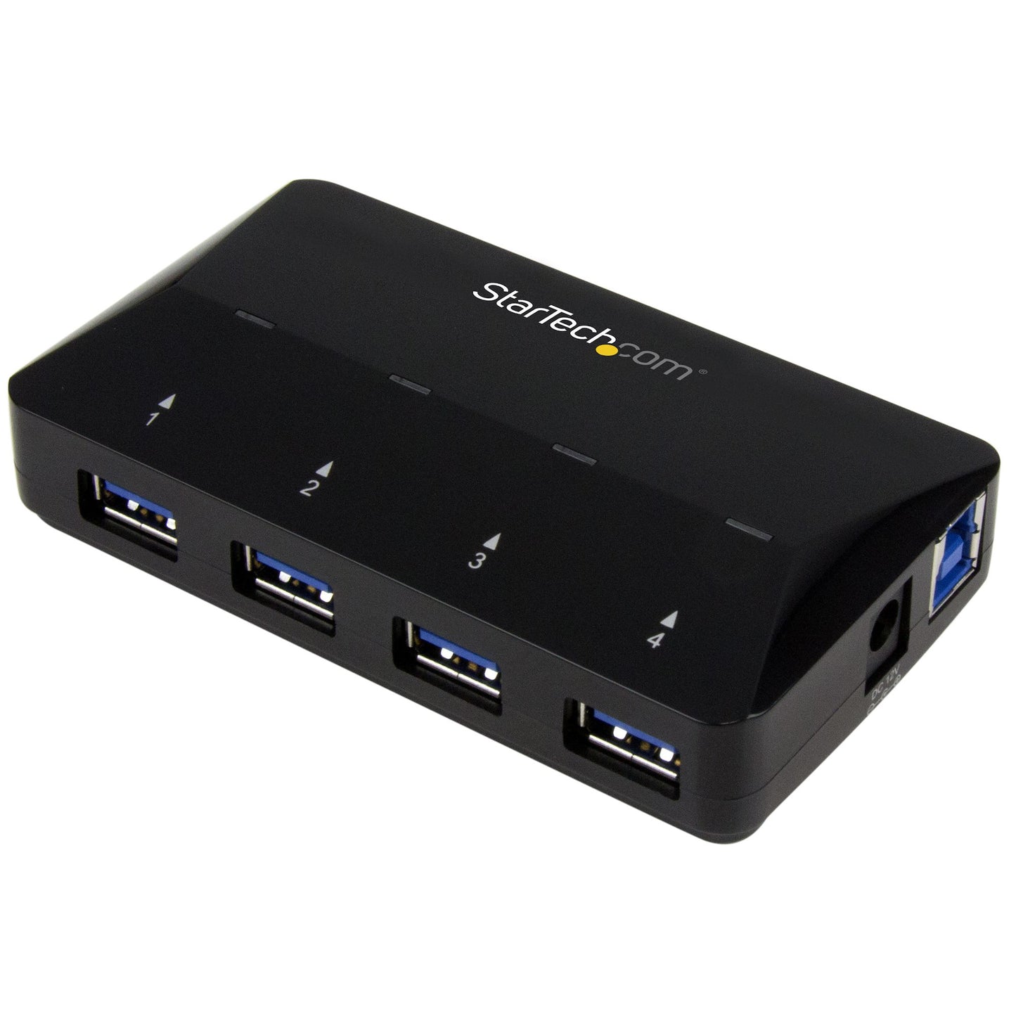 StarTech.com ST53004U1C nodo concentrador USB 3.2 Gen 1 (3.1 Gen 1) Type-B 5000 Mbit/s Negro