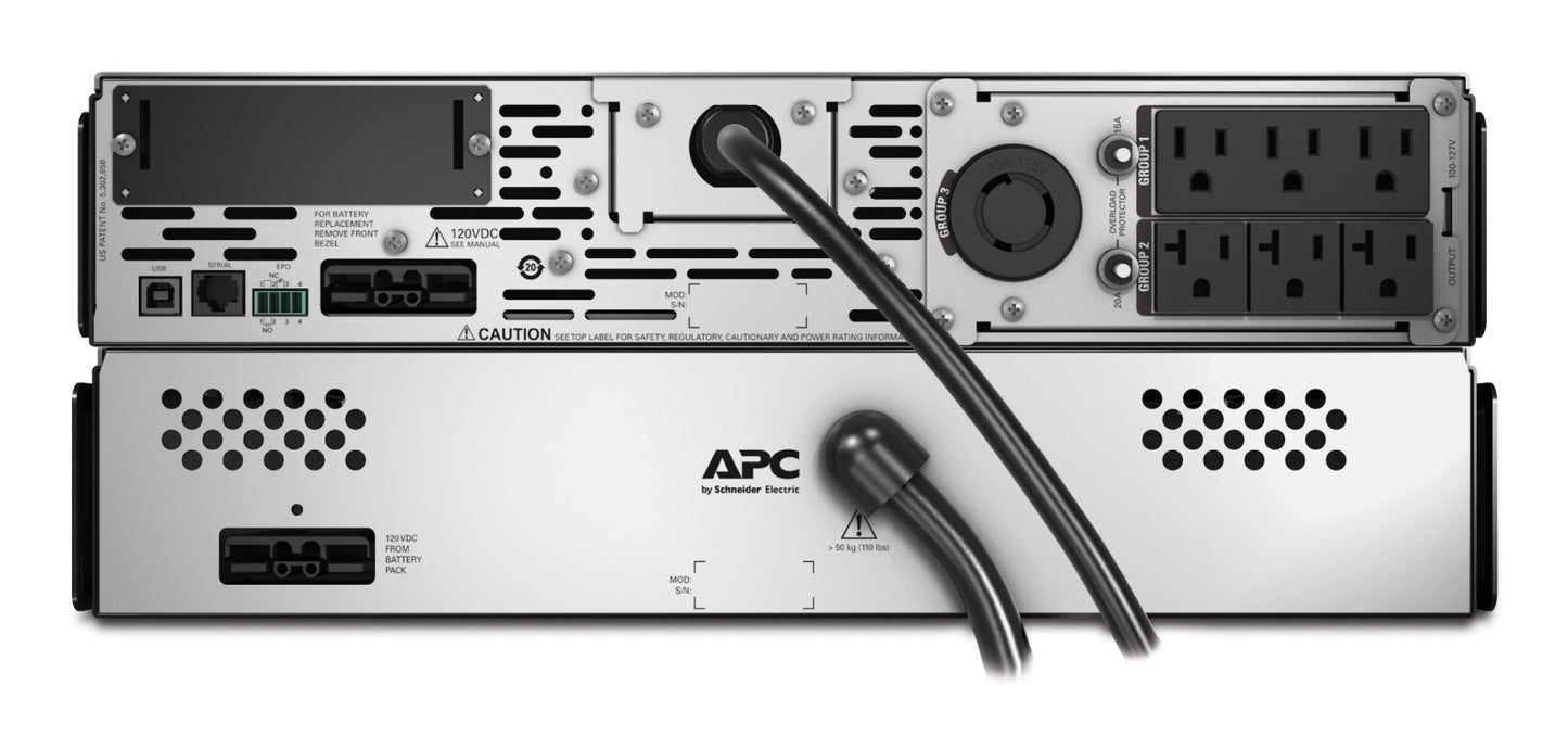 UPC APC Smart X 3000VA/2700W 2U Rack/Torre Pantalla LCD 100-127V 7 Salidas Color Negro